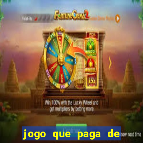 jogo que paga de verdade no pix